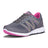 Gray Diawin sneakers for women, designed for wide and diabetic feet, offering comfort and style.